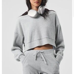 ALO Muse Grey Sweatshirt